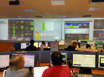 ATLAS control room [Photo credit ATLAS collaboration].