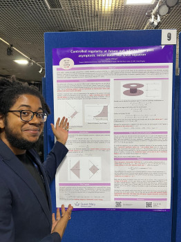 Jordan and his poster
